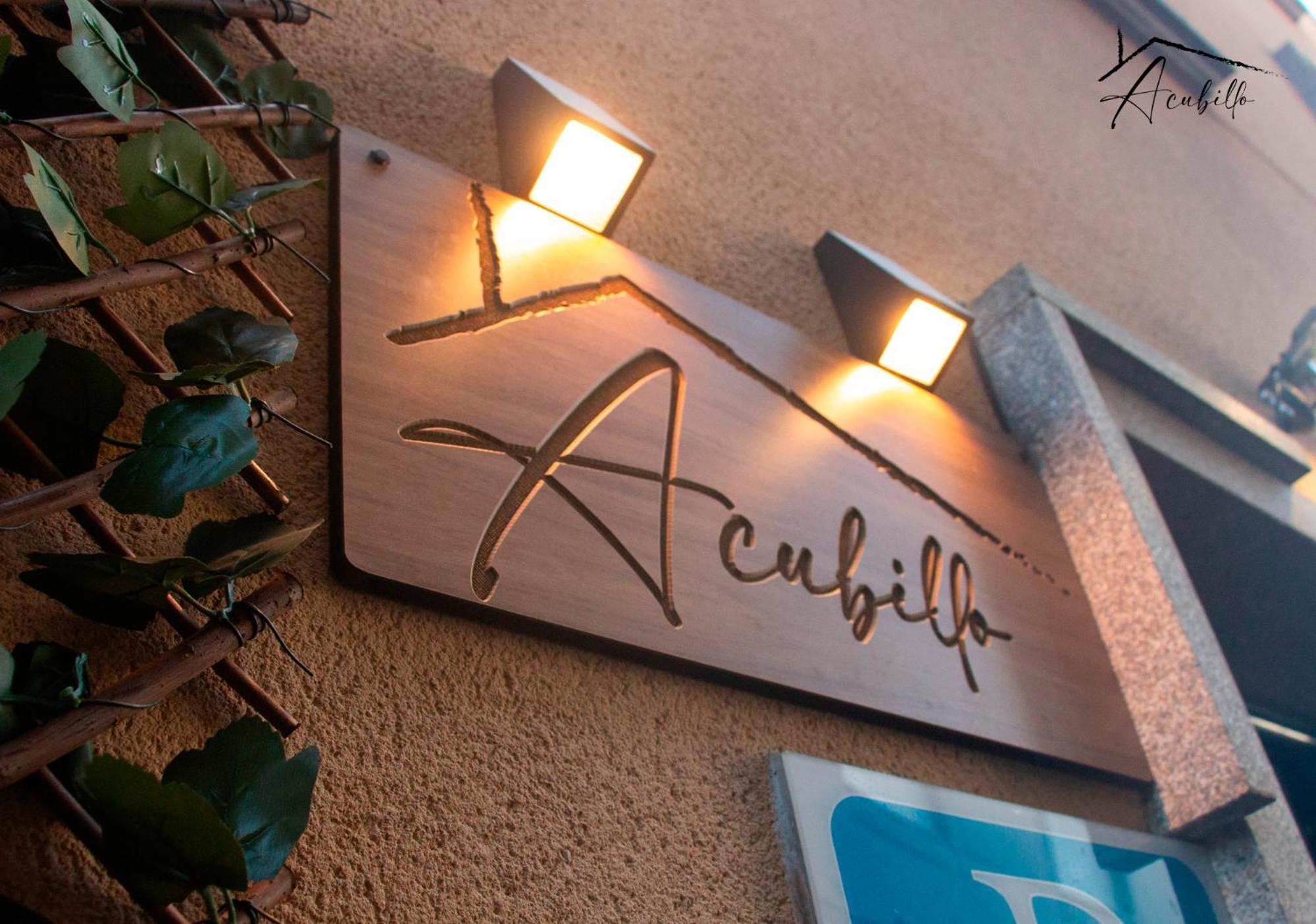 Acubillo Hotel Palas de Rei Buitenkant foto